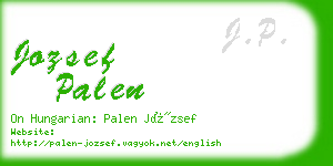jozsef palen business card